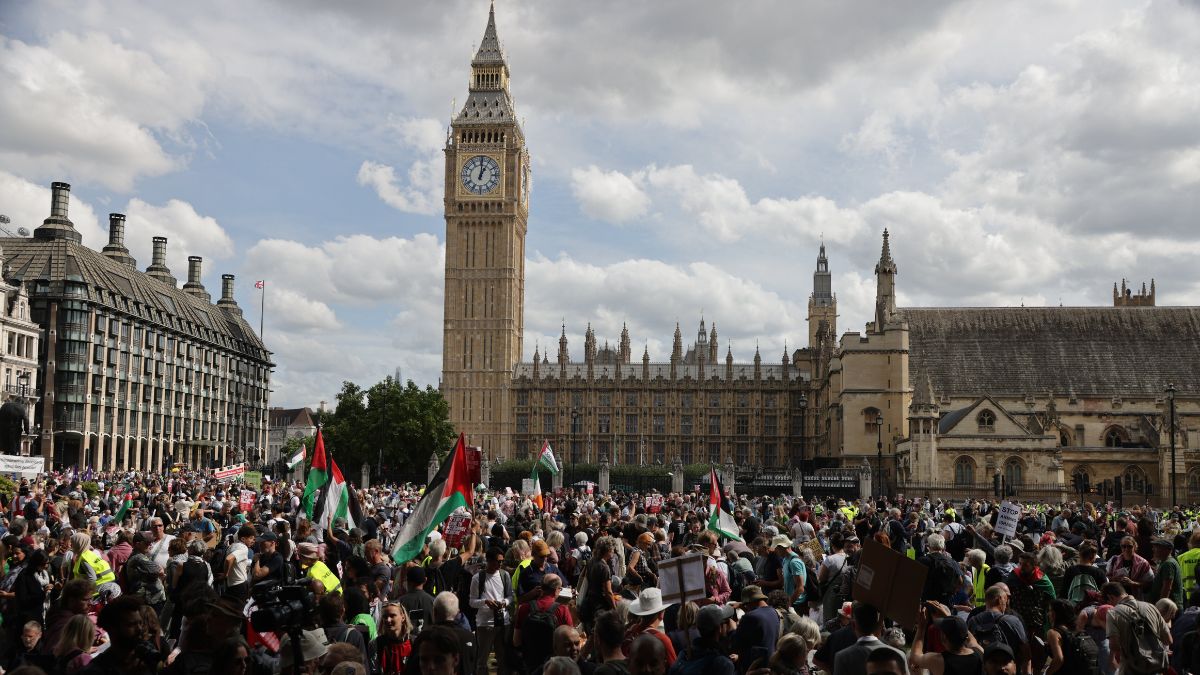 Varios detenidos en una protesta en apoyo al grupo ilegal Palestine Action en Londres