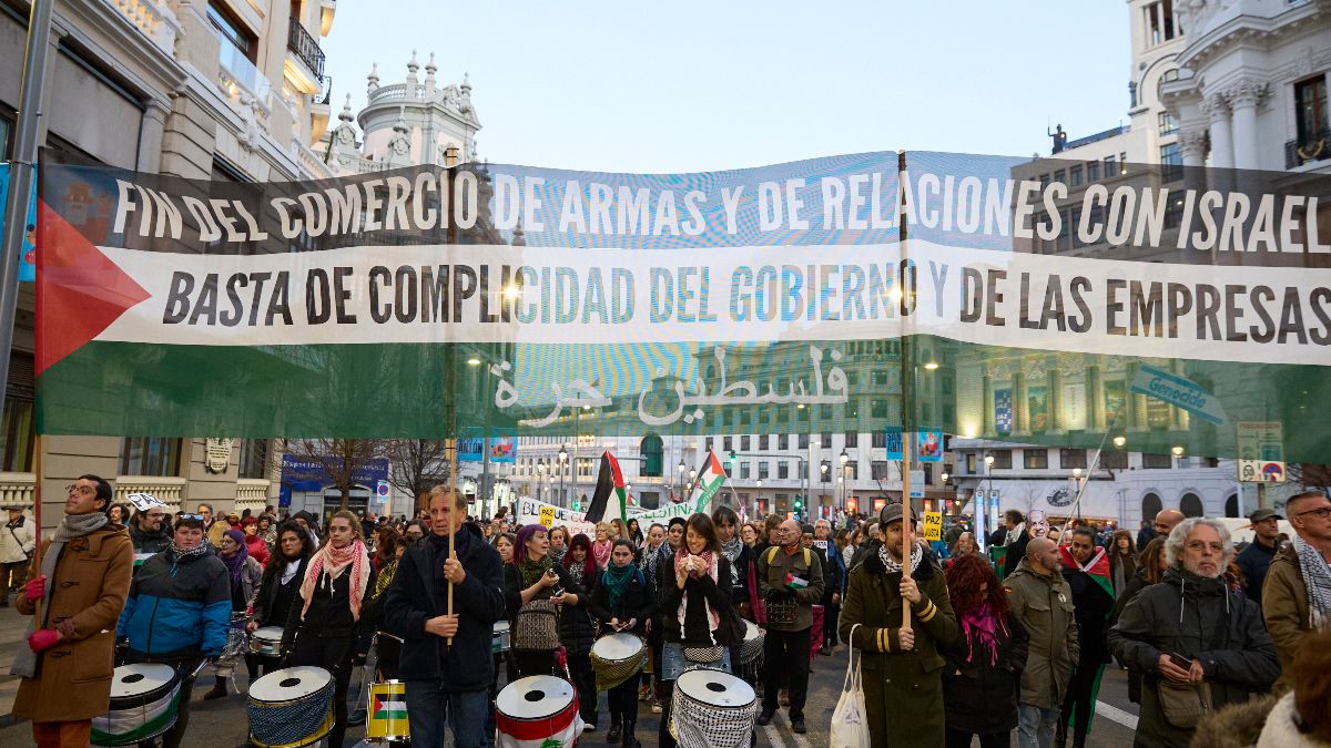 Activistas a favor de Palestina denuncian los «agujeros» del embargo de armas a Israel
