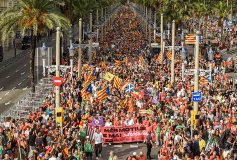 Pincha la Diada en Barcelona: la Guardia Urbana cifra en solo 28.000 los manifestantes
