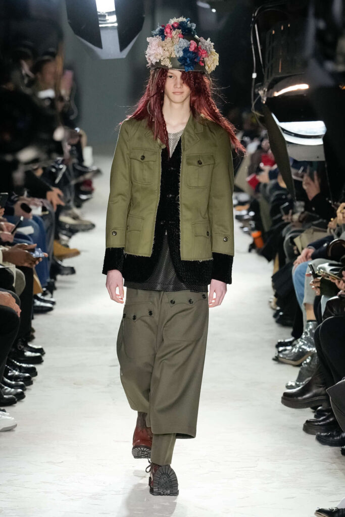 Tendencia militar en el desfile de Comme des Garçons
