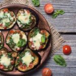 MIni pizzas de berenjena