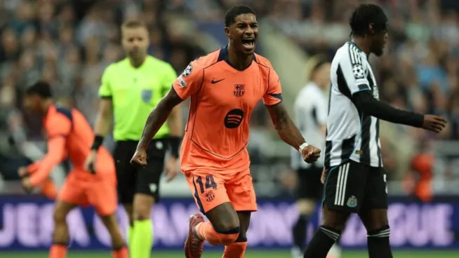 Rashford se viste de héroe contra el Newcastle en su primera gran noche con el Barcelona