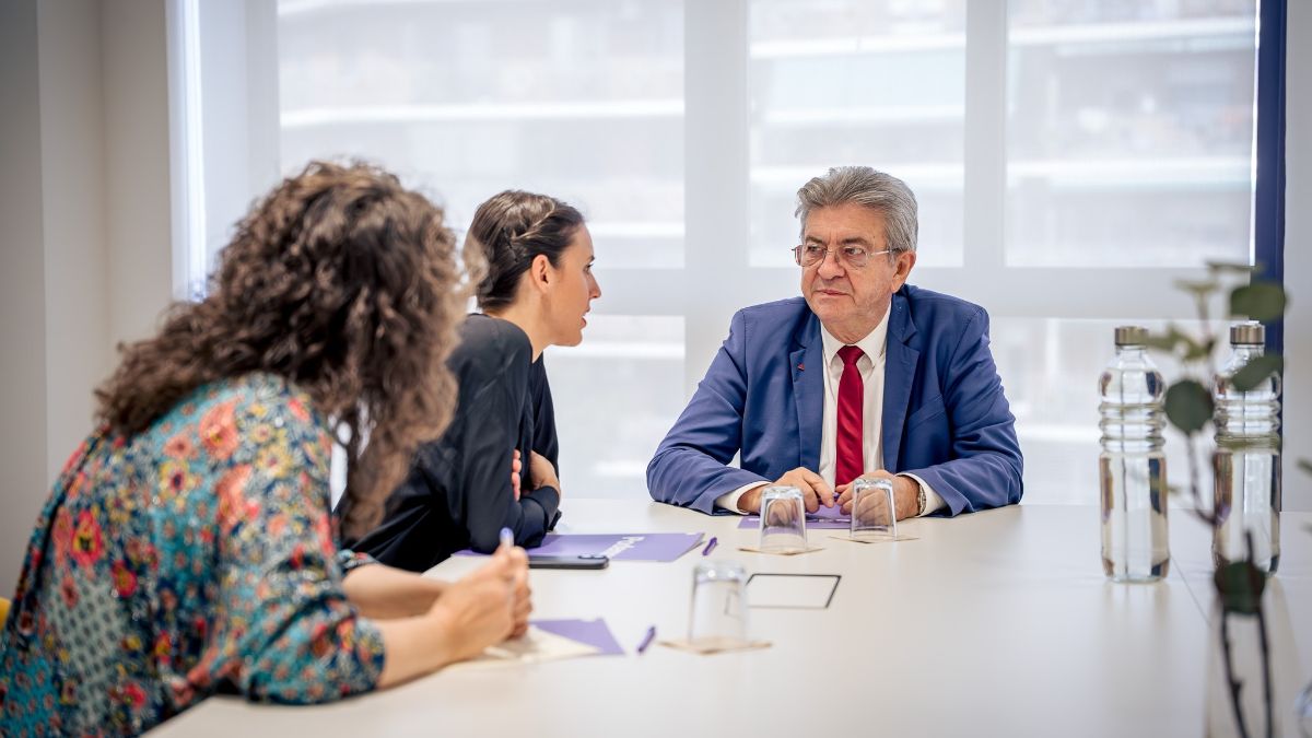 Irene Montero y Mélenchon refuerzan vínculos entre Podemos y la Francia Insumisa