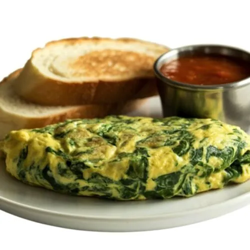 Tortilla de calabacín y cebolla freidora de aire
