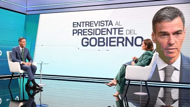 La entrevista a Pedro Sánchez en RTVE registra más de dos millones de espectadores
