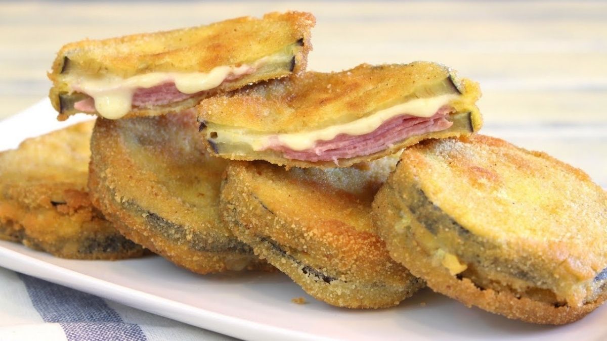 Sanjacobo de berenjena: la receta crujiente y llena de sabor
