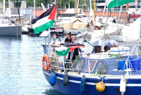 El Ejército israelí está «listo» para bloquear la flotilla humanitaria rumbo a la Franja de Gaza