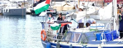 La flotilla de Colau solo lleva el equivalente al 5% de las ayudas que entran a diario en Gaza