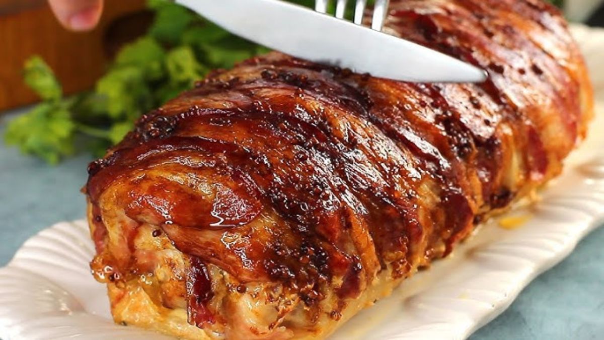 Solomillo envuelto en bacon al horno en tan solo 30 minutos