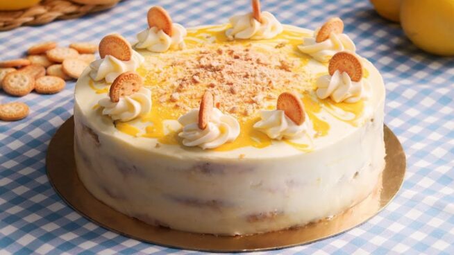 Tarta de limón con galletas: el postre ligero que necesitas este septiembre