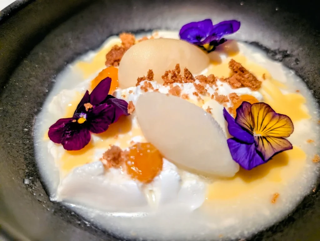 Uno de los platos del restaurante Le Bistroman Atelier, Madrid. Le Bistroman Atelier
