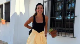El porche de Virginia Troconis tiene las mejores vistas a la campiña sevillana y es muy versátil