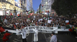 Miles de manifestantes piden en Barcelona y Madrid el fin del «genocidio en Palestina»