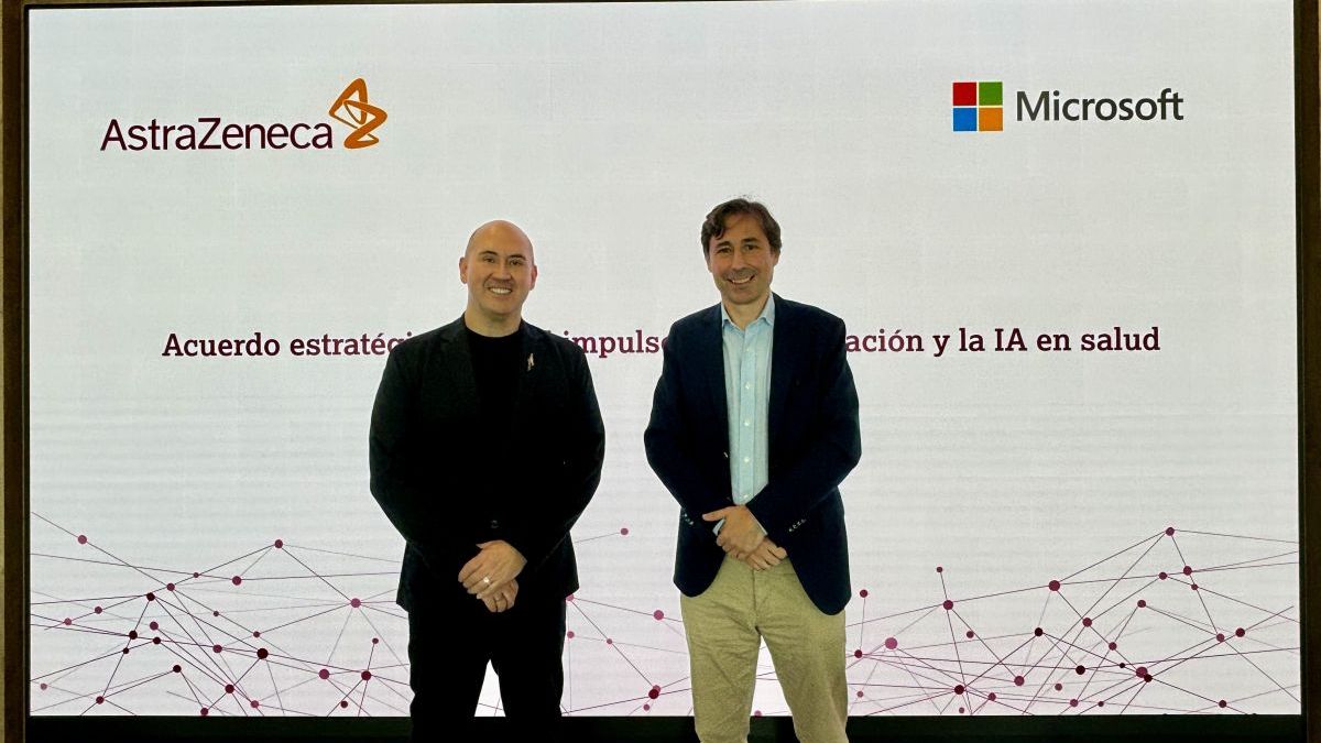 AstraZeneca y Microsoft se alían para impulsar la innovación y la Inteligencia Artificial en salud