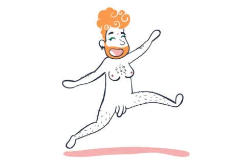 Las feministas denuncian más guías trans para niños que muestran mujeres con pene y barba