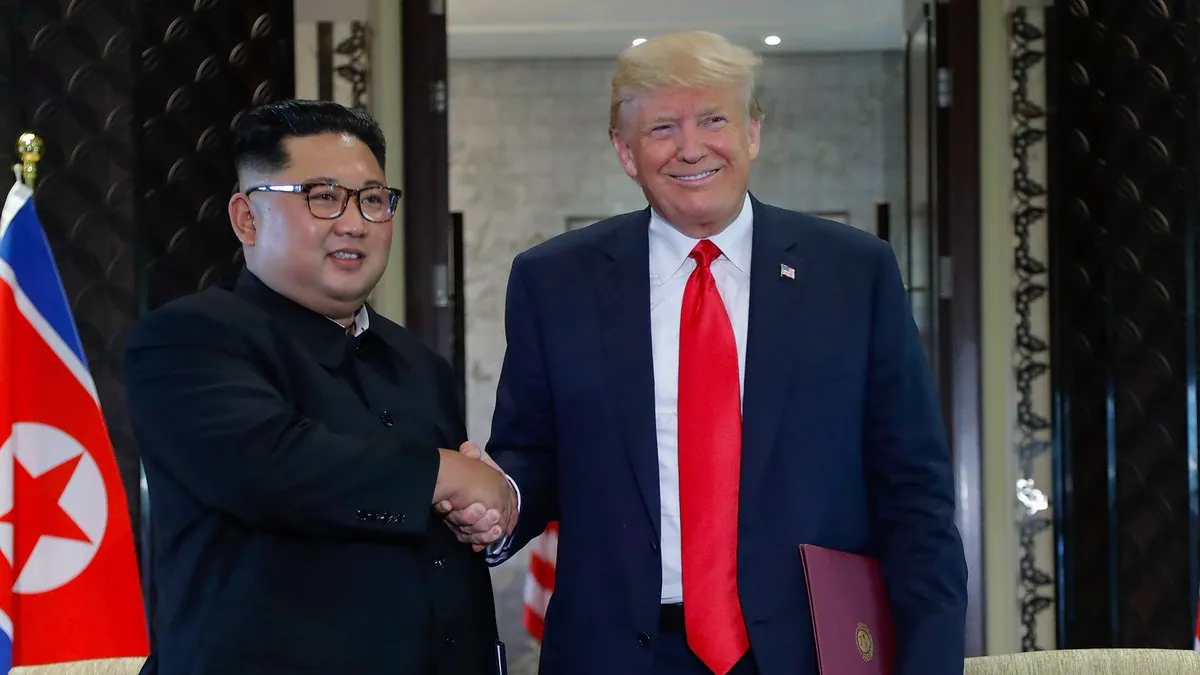 Trump asegura que podría reunirse con Kim Jong Un «en un futuro no muy lejano»