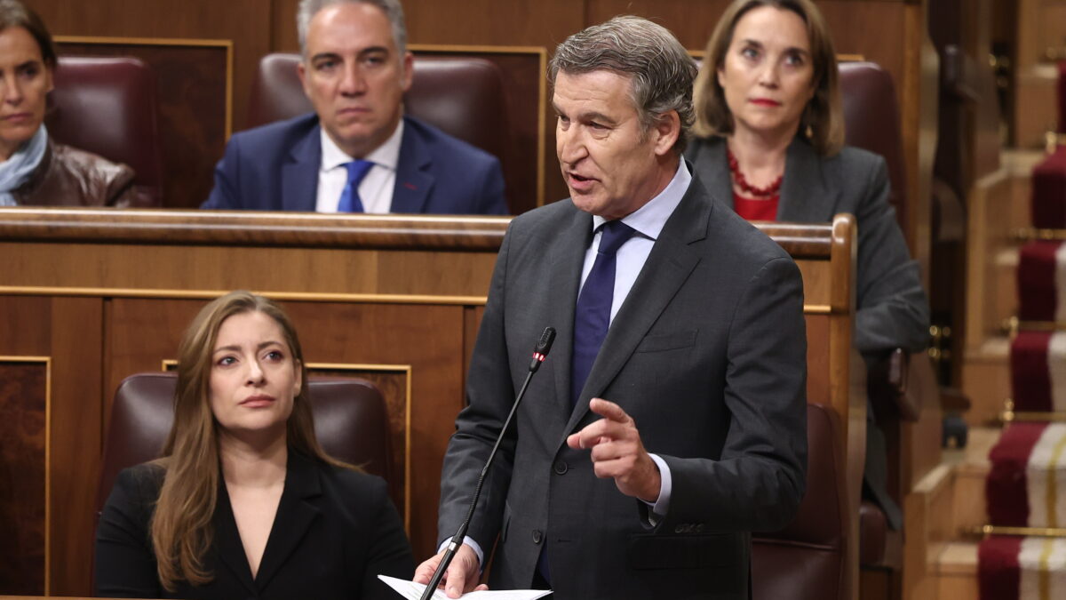 Feijoó: «Lo que Sánchez veía tan normal ayer en el Senado, no lo es»