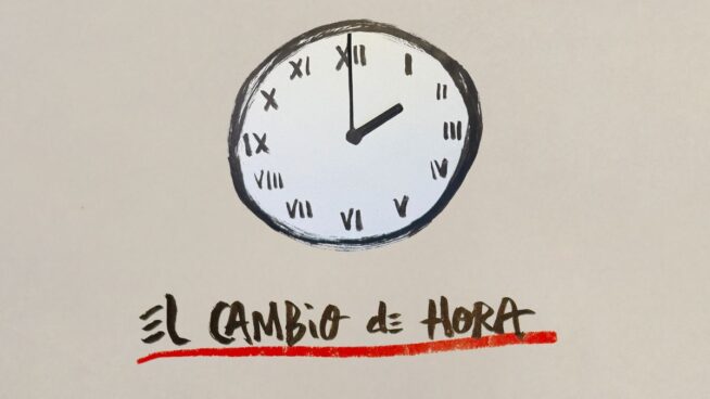 La viñeta animada sobre el cambio de hora