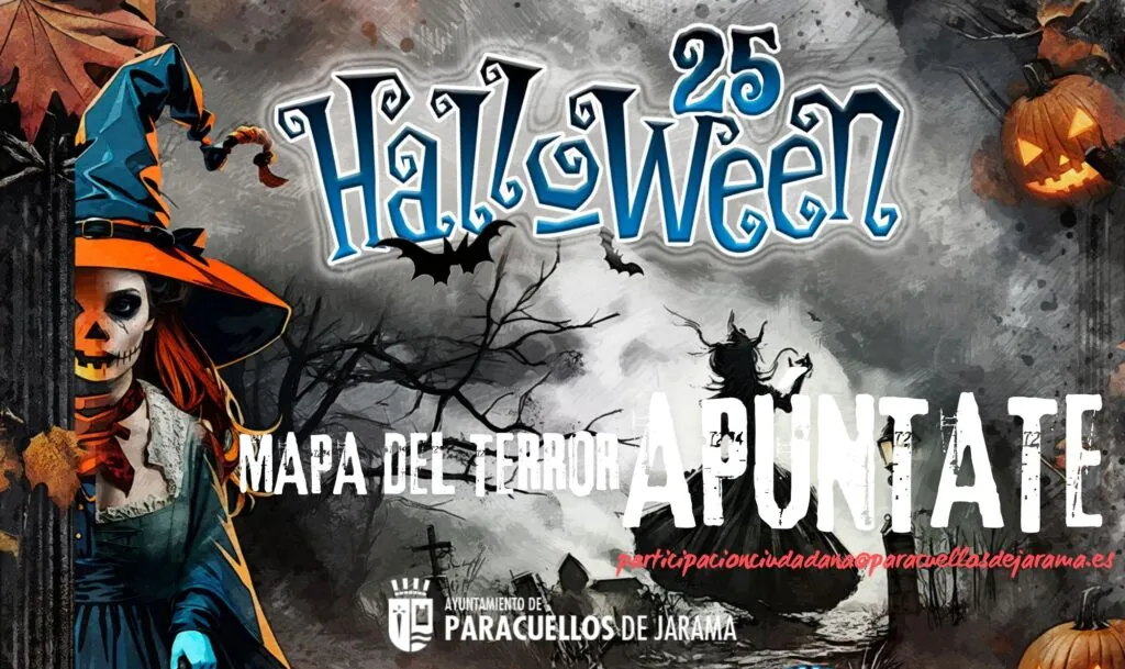 Cartel Mapa del Terror de Paracuellos del Jarama. Ayuntamiento de Paracuellos del Jarama