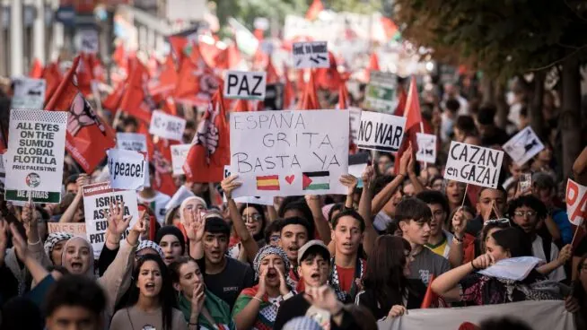 Más de 10.000 estudiantes se manifiestan en España «contra el genocidio sionista»
