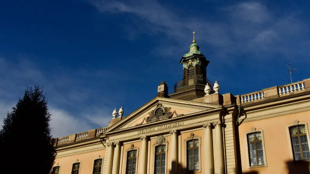 La academia donde se decide el Premio Nobel de Literatura. Canva