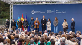 Leonor destaca, en su discurso, el esfuerzo de Valdesoto: «Tienen el mejor espíritu asturiano»