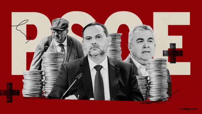 Ábalos y Cerdán se llevaron el 20% del dinero en efectivo que el PSOE retiró del banco