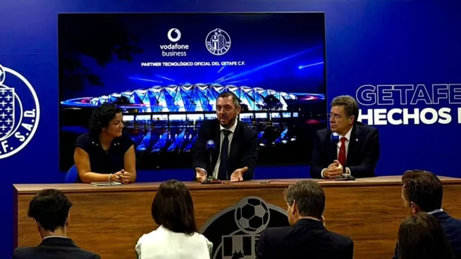 Vodafone gana el contrato para mejorar las telecomunicaciones en el estadio del Getafe