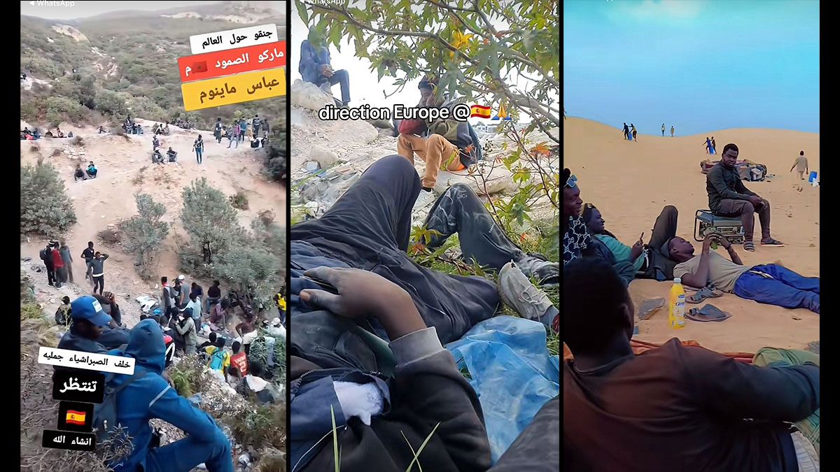 Tensión por un inminente salto a la valla de Ceuta ante la llegada de miles de subsaharianos