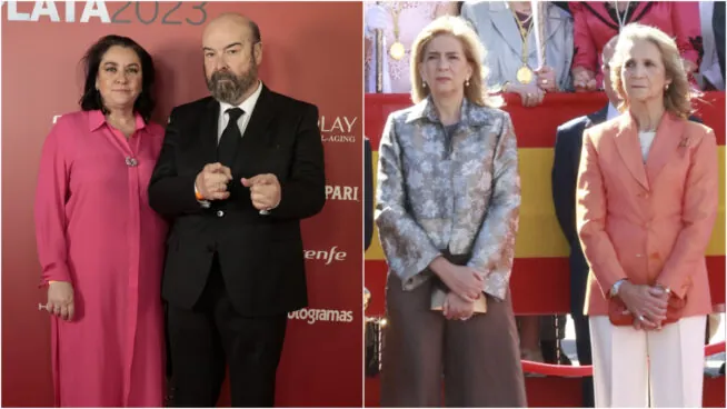 De qué se conocen la mujer de Resines y las infantas Elena y Cristina: su escapada a Burgos