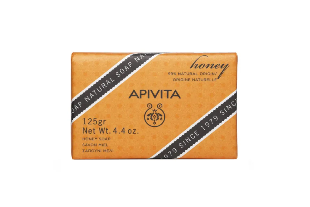 Jabón realizado con miel de Apivita (PVP: 7.50€)