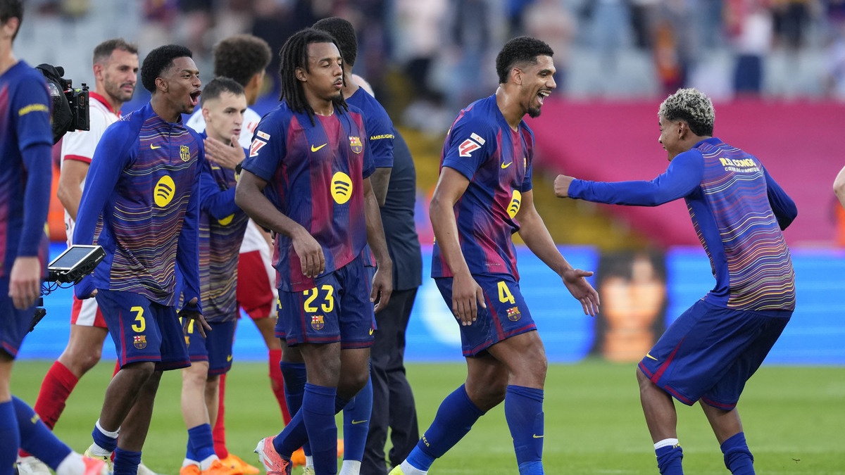 Un gol de Araujo sobre la bocina da la victoria al Barça frente al Girona antes del Clásico