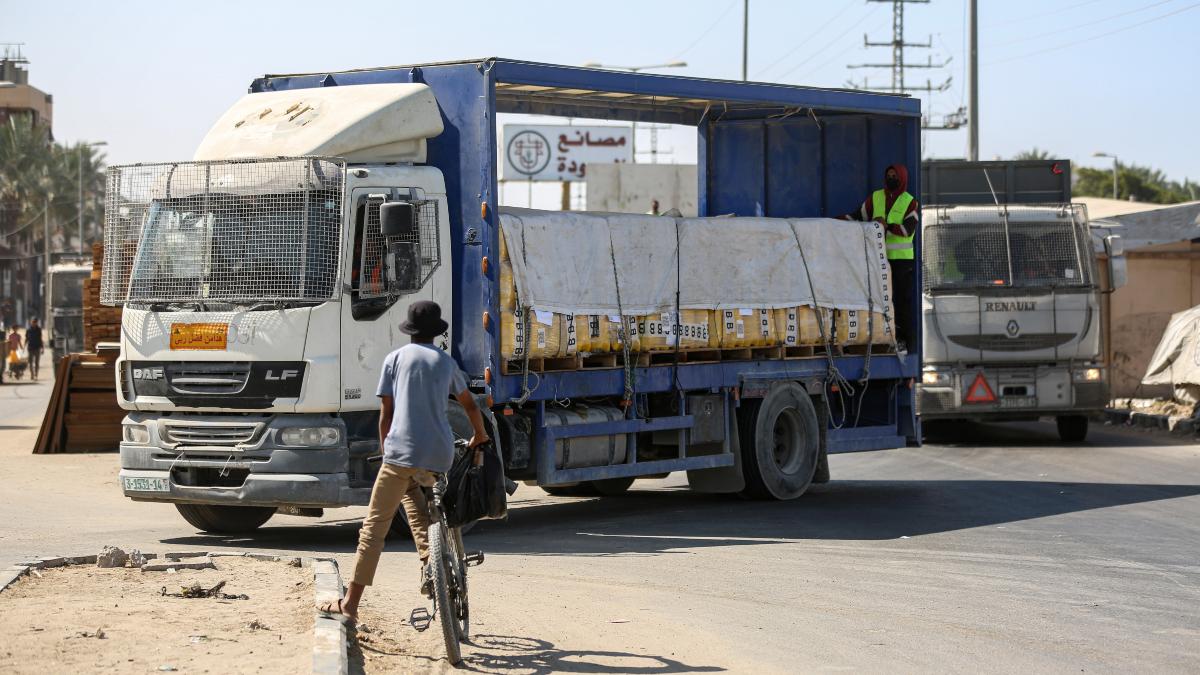 Israel reanuda la entrada de ayuda en la Franja de Gaza pero mantiene el paso de Rafá cerrado