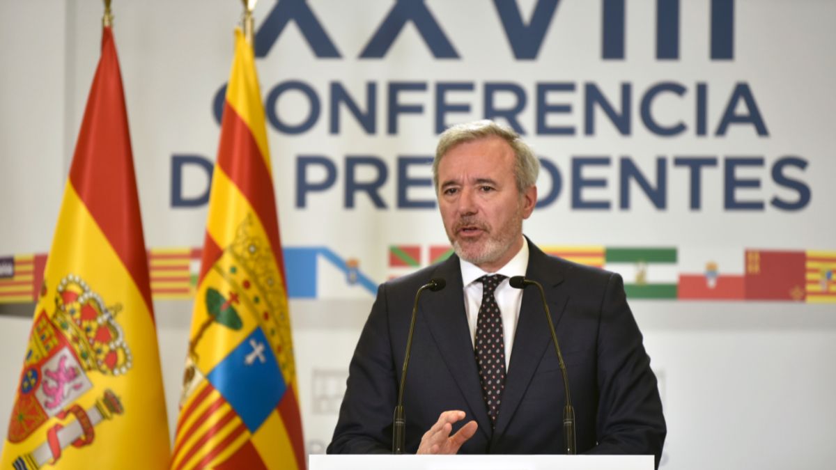 Azcón descarta un adelanto electoral en Aragón y sigue apostando por un pacto con Vox