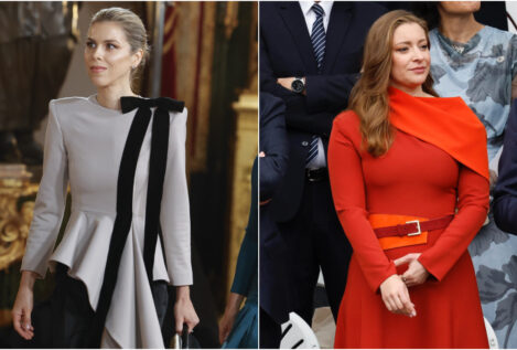 Ester Muñoz y Manuela Villena, sublimes en el 12-O: sus looks 'made in Spain' de Inés Domecq