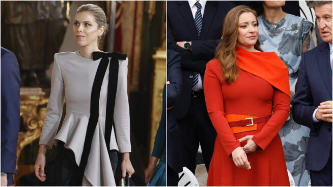 Ester Muñoz y Manuela Villena, sublimes en el 12-O: sus looks 'made in Spain' de Inés Domecq