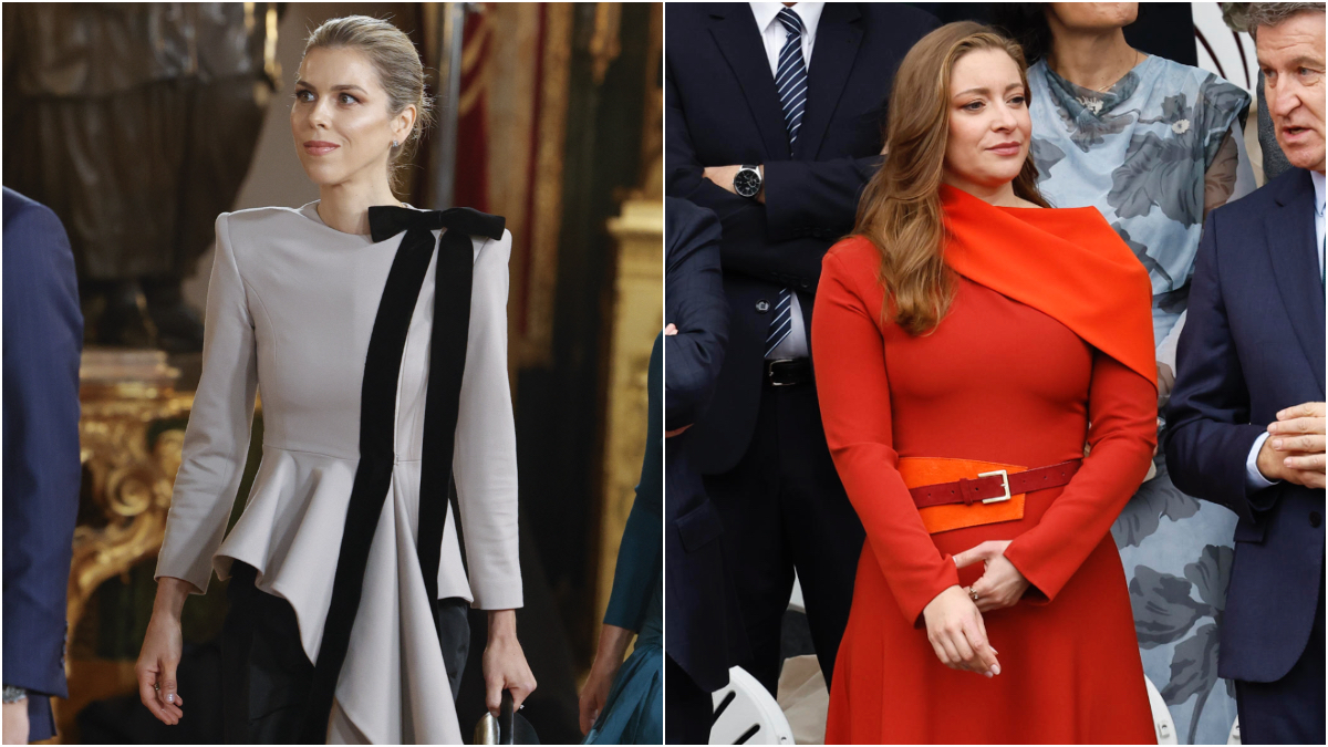Ester Muñoz y Manuela Villena, sublimes en el 12-O: sus looks ‘made in Spain’ de Inés Domecq