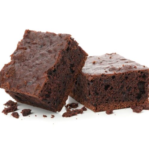 Bizcocho de chocolate sin azúcar y sin harina