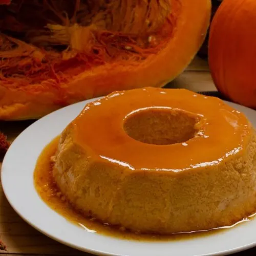 Flan de calabaza
