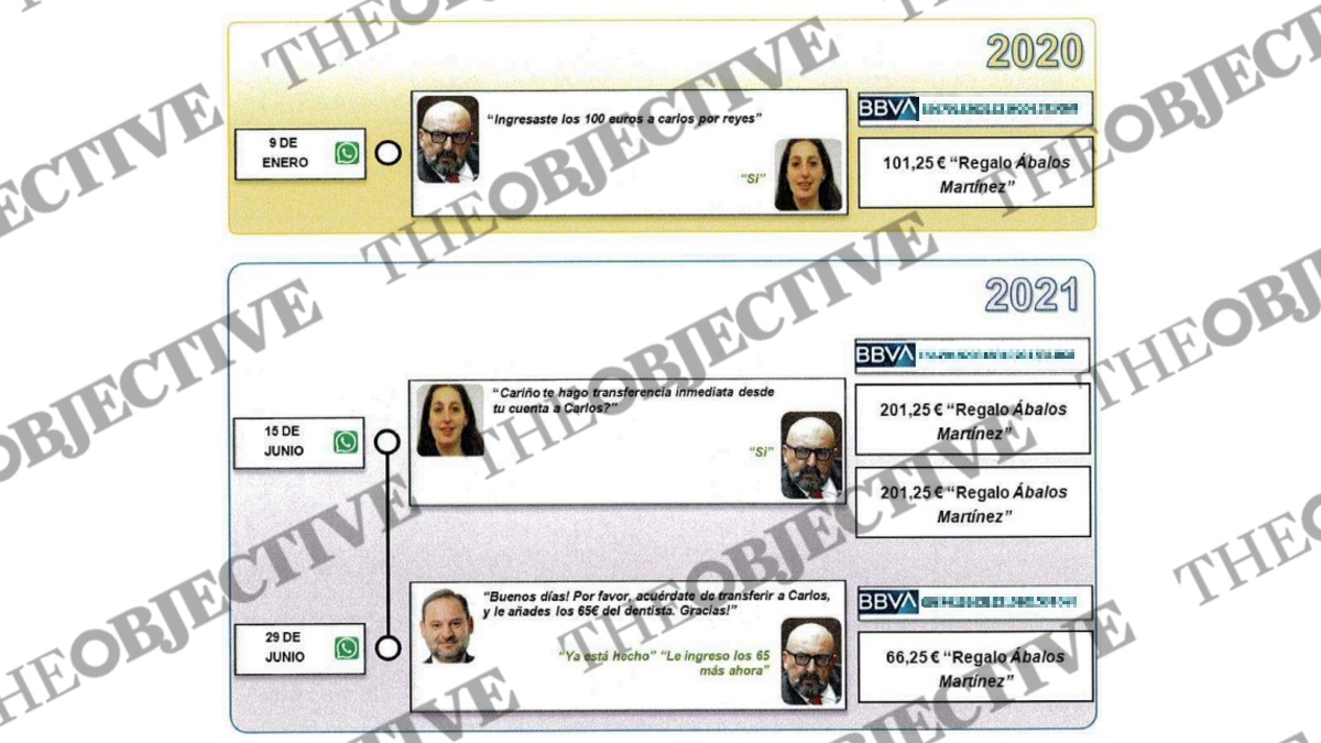 Ábalos se ahorró 18.000 euros de la pensión de un hijo con los pagos de un empresario a Koldo