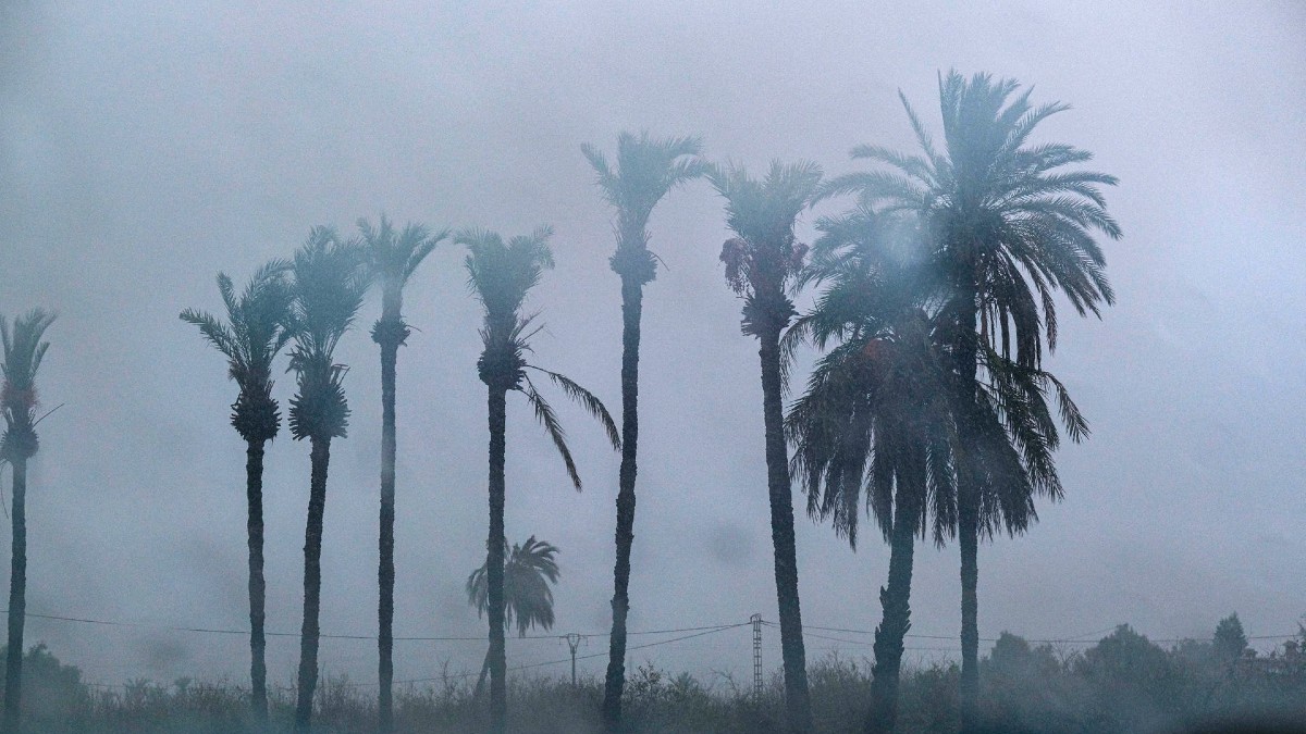 La dana Alice deja lluvias torrenciales en Alicante y Murcia y llega a Ibiza y Formentera