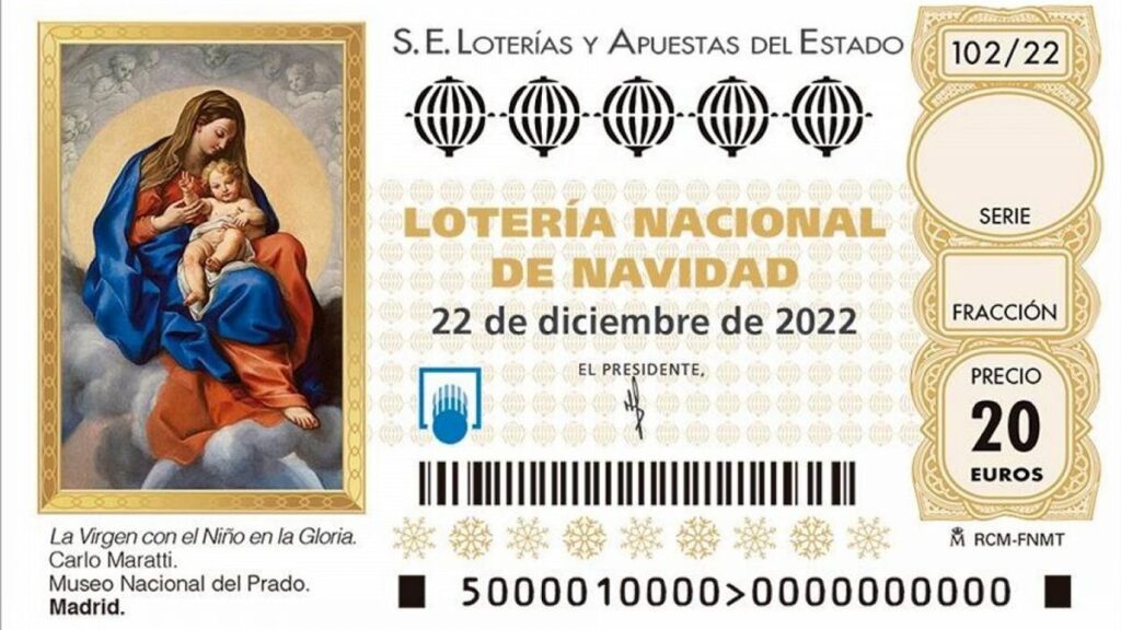 Décimo de lotería. RTVE