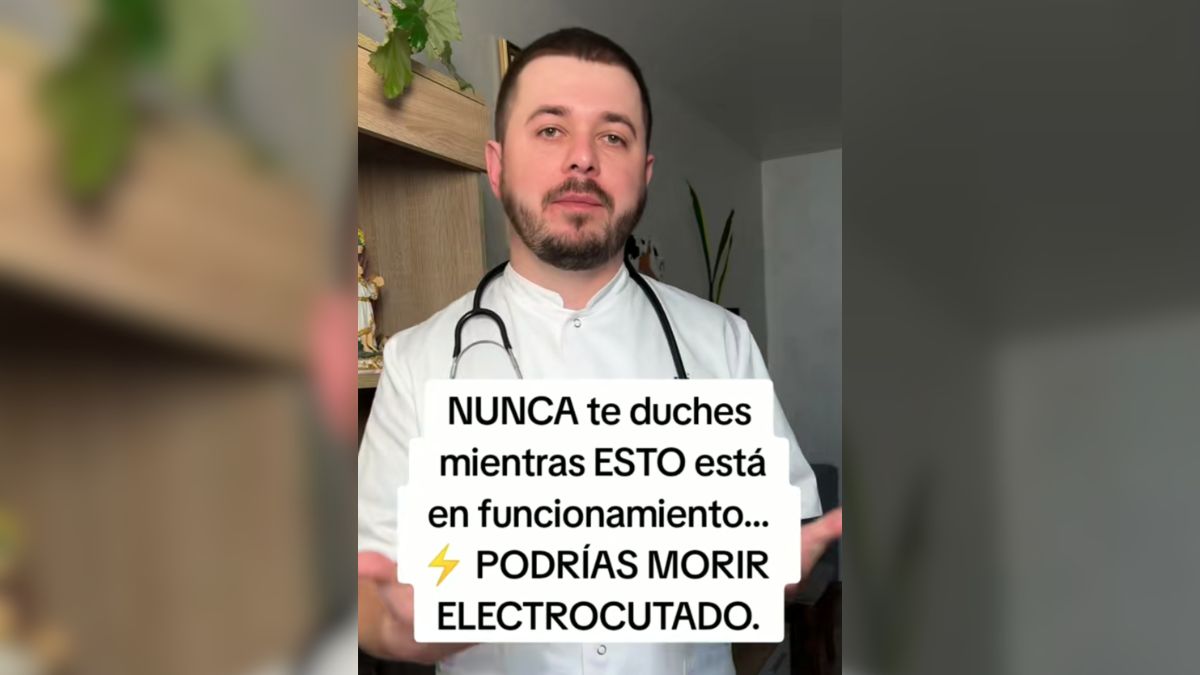 El doctor Ralan alerta: «Ducharse mientras este electrodoméstico funciona podría ser mortal»