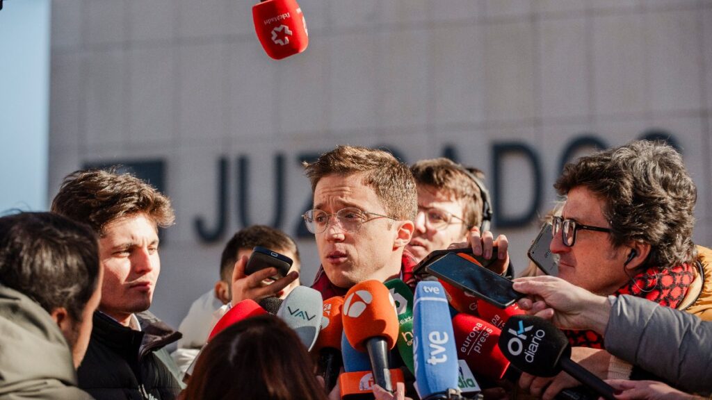 Íñigo Errejón acude a los juzgados de la Plaza Castilla