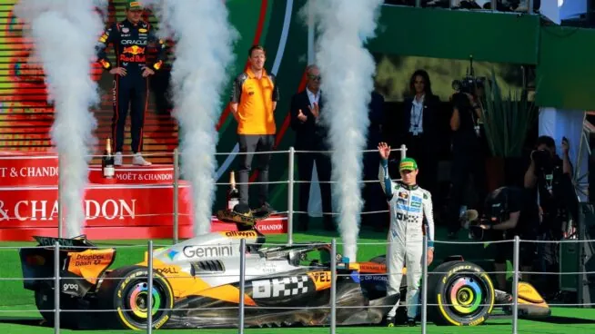 Norris pega un golpe encima de la mesa: Alonso y Sainz abandonan en el GP de México