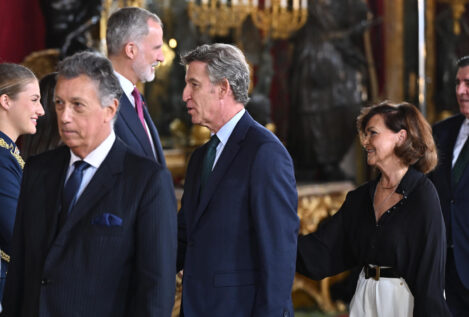 Feijóo, sobre la ausencia de Abascal en la recepción en palacio: «Tendrá que explicarlo»