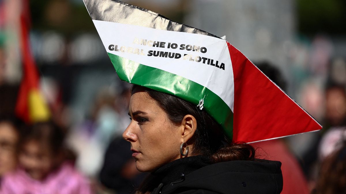 Llegan a Italia los primeros miembros de la flotilla expulsados por Israel