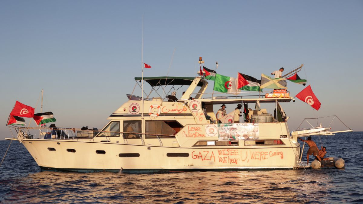 La Flotilla a Gaza alerta del acercamiento de varios buques tras entrar en «zona de riesgo»