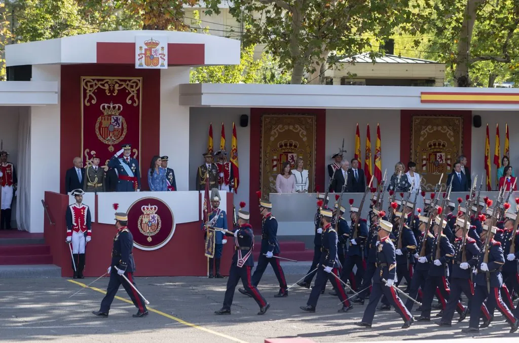 Un momento del desfile militar del 12 de octubre cel pasado año. Europa Press