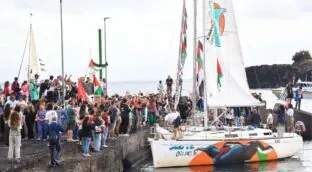 La nueva flotilla a Gaza denuncia ataques de Israel a sus barcos en aguas internacionales